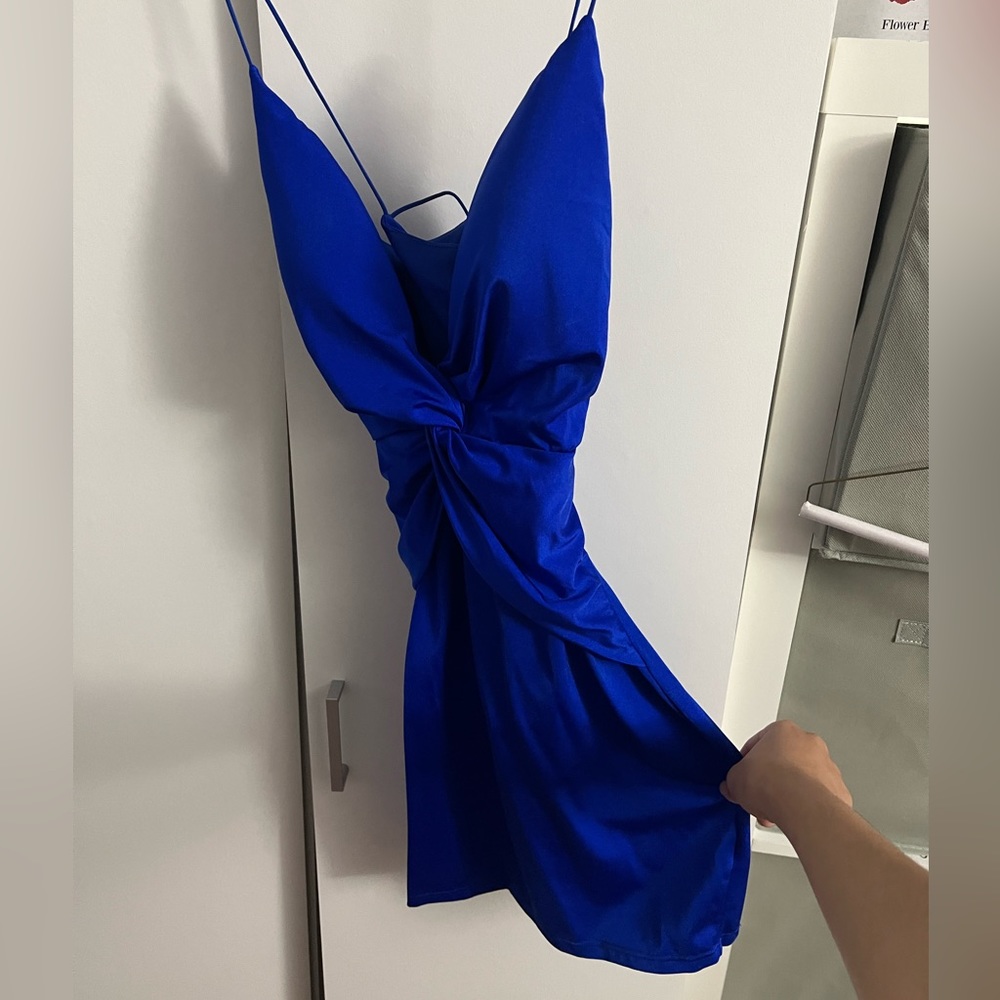 Blue fashion nova dress